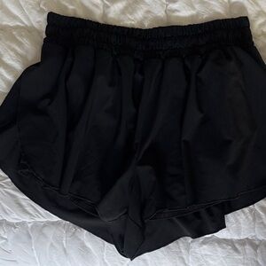 Women's Black Flyaway Shorts